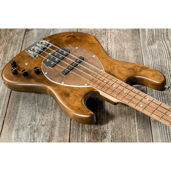 MetroLine 21-Fret Vintage M/J Bass Alder 4-String (Germany, MOR) - antique tobacco satin