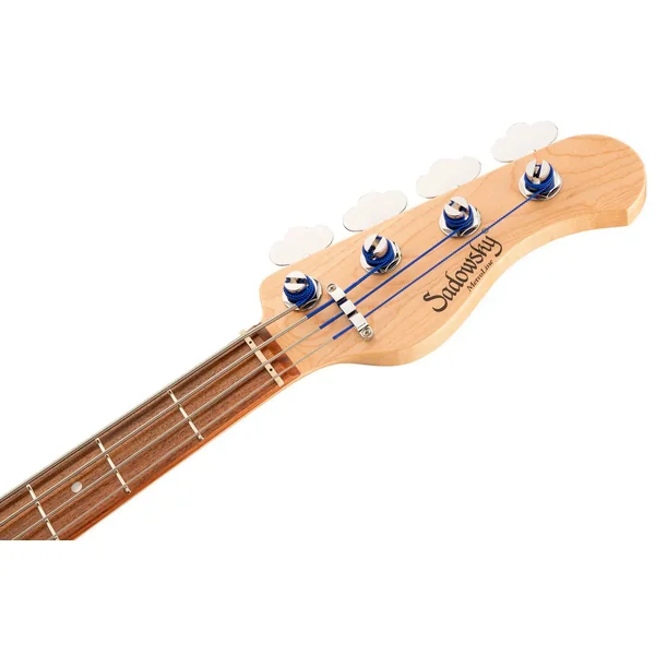 MetroLine 21-Fret Vintage M/J Bass Alder 4-String (Germany, MOR) - dark lake placid blue metallic