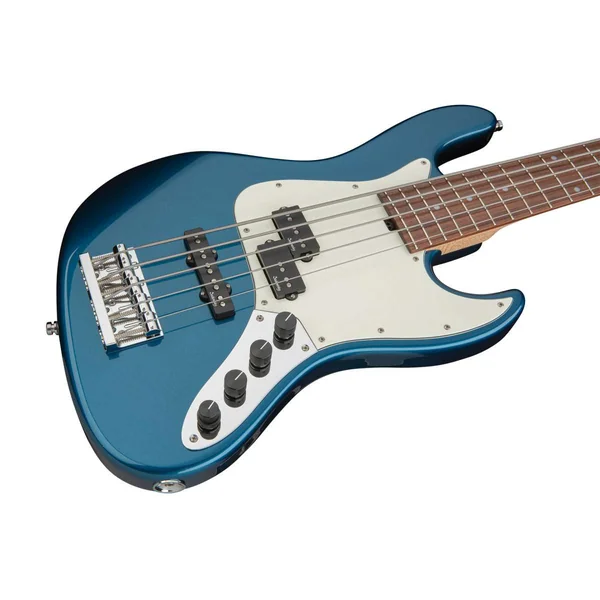 Metroline 21-Fret Vintage P/J Bass Alder 5 (Germany, MOR) - dark lake placid blue metallic