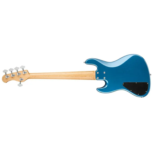 Metroline 21-Fret Vintage P/J Bass Alder 5 (Germany, MOR) - dark lake placid blue metallic