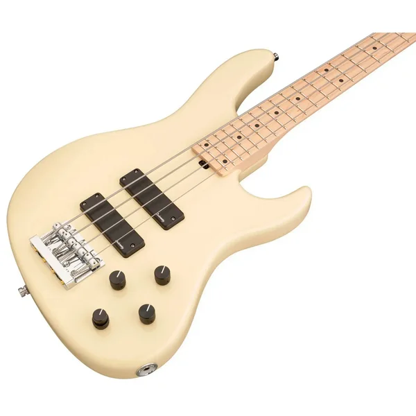 MetroLine 24-Fret Modern Bass, Ash, 4-String (Germany, MN) - solid olympic white