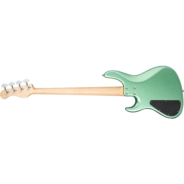 MetroLine 24-Fret Vintage J/J Bass Alder 4 (Germany, MOR) - sage green metallic satin