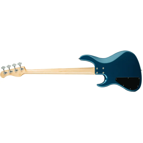 MetroLine 24-Fret Vintage P/J Bass Alder 4 (Germany, MOR) - dark lake placid blue metallic