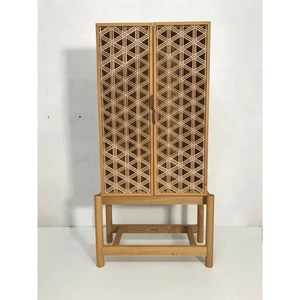 Meuble vitrine en chêne - Goma