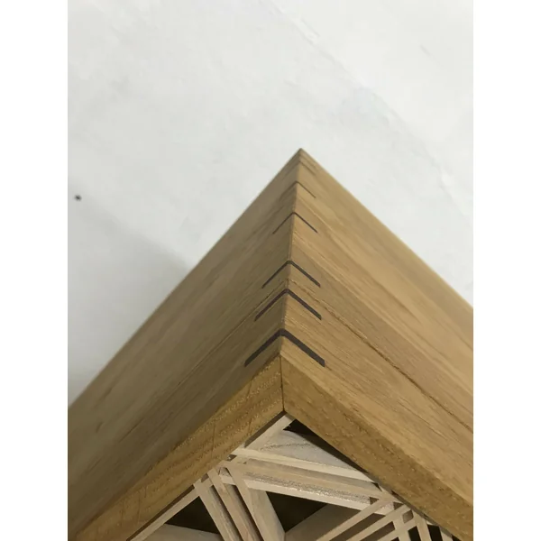 Meuble vitrine en chêne - Goma
