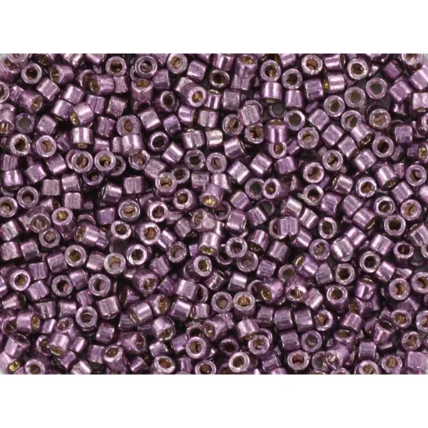 Miyuki Delicas 11/0 - Duracoat galvanized eggplant 1850