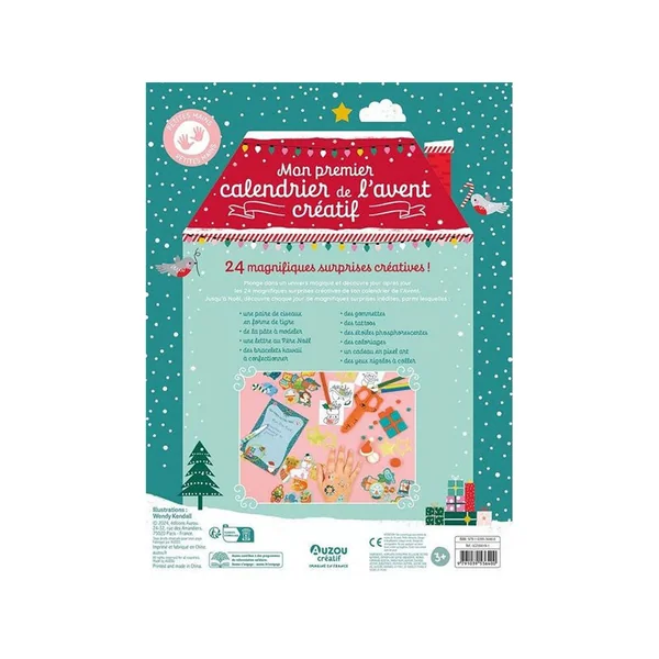 Mon Premier Calendrier de l'avent créatif - Auzou