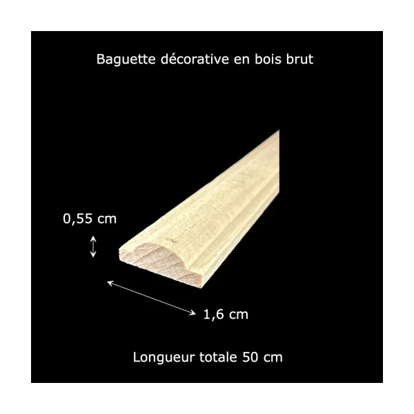 Moulure décorative plate