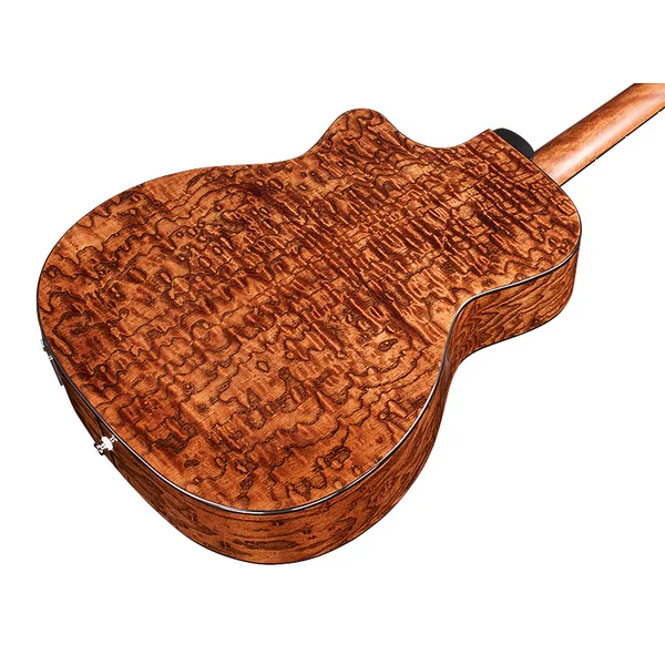 OM-260CE Deluxe Burl Westerly - edge burst