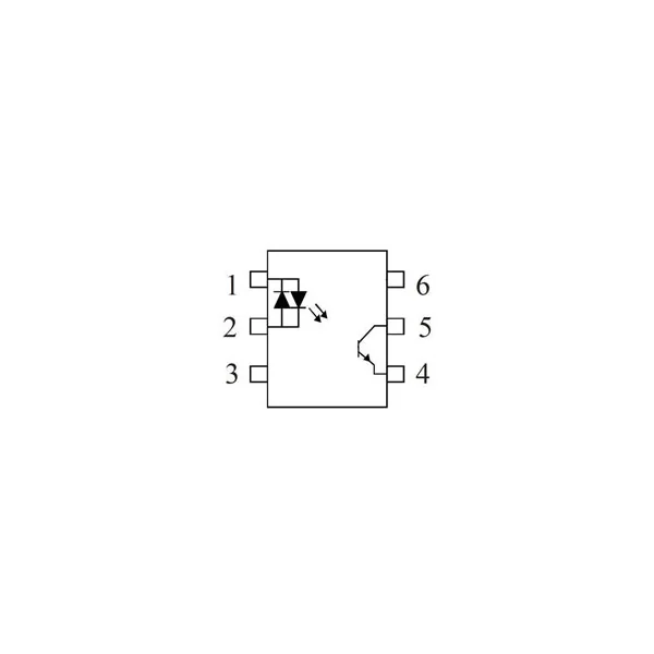 Optocoupleur MOC 8102 X à sortie transistor - composant CMS