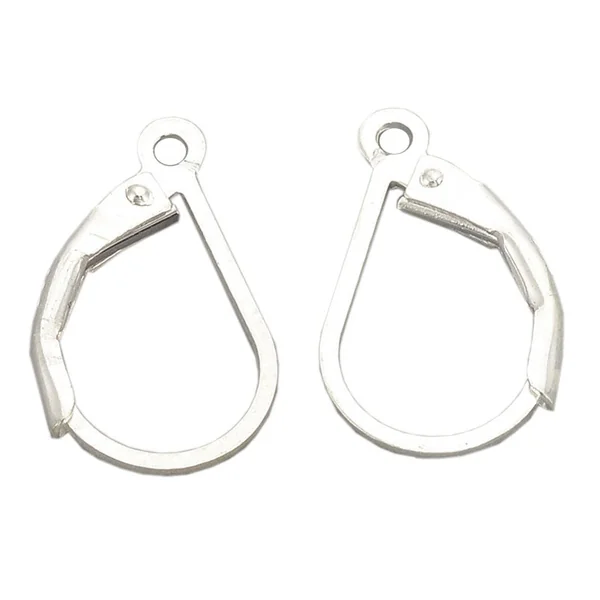 Paire de boucles d'oreilles dormeuses - argent 925