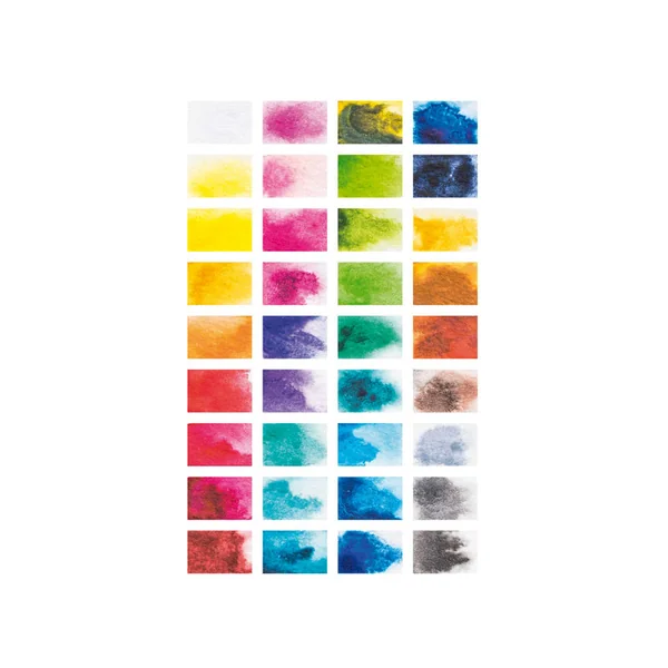 Palette de 36 demi-godets d'aquarelle / Peinture à l'eau