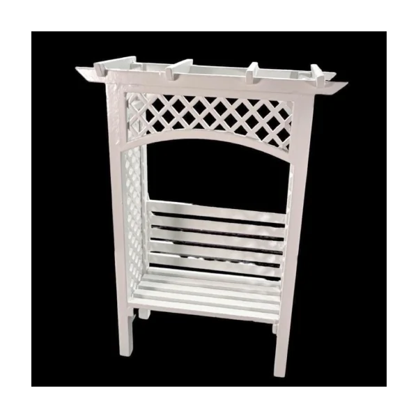 Pergola avec banc intégré