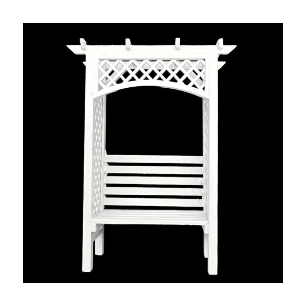 Pergola avec banc intégré