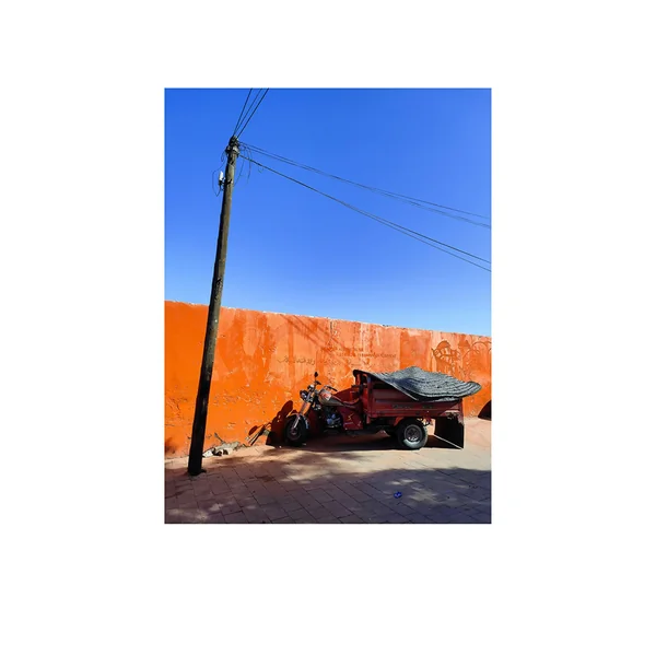Photographie - Orange et Bleu / Marrakech