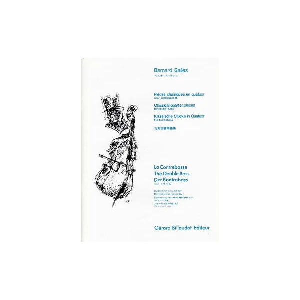 Pieces Classiques en Quatuor Contrebasses