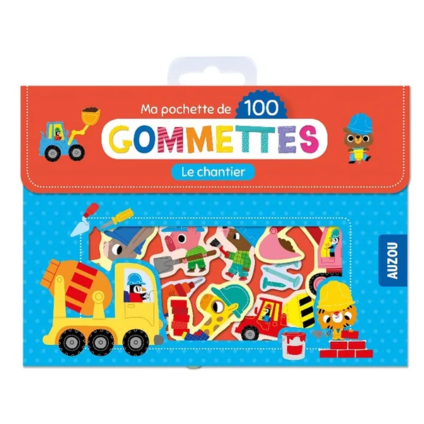 Pochette de 100 gommettes - Le chantier