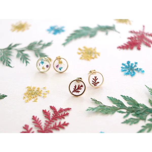 Puces d'oreilles cercles ajourés 12 mm - dorées à l'or fin