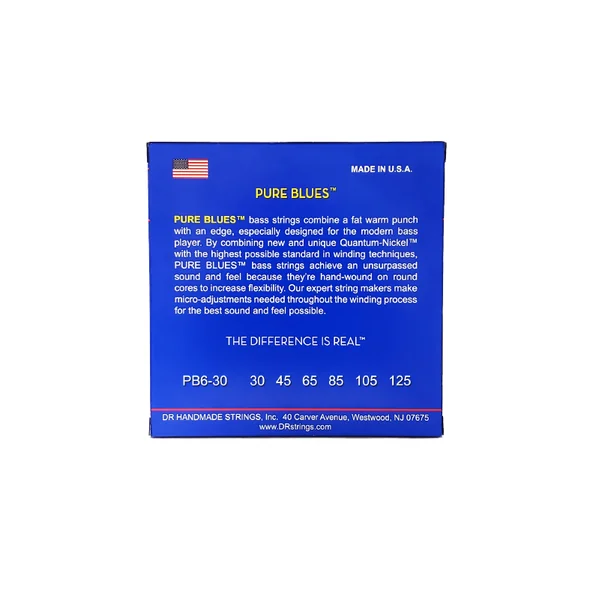 Pure Blues Quantum Nickel 30-125 - jeu de 6 cordes