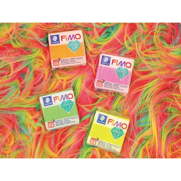 Pâte Fimo Effect Néon 57gr Fushia 201