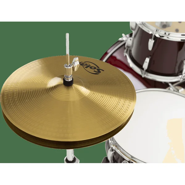 Roadshow Rock 22 + Pack Sabian Solar - red wine