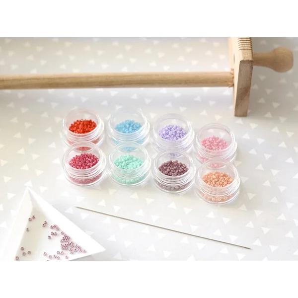 Rocailles Miyuki 11/0 - rose métallique 4218