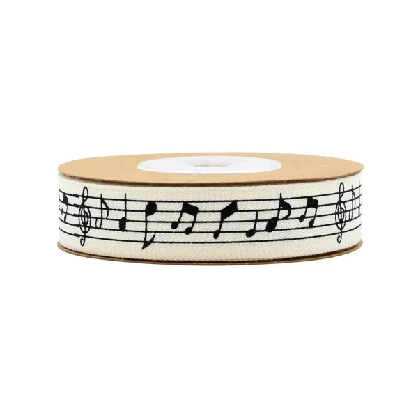 Ruban note de musique 100cm X 15mm