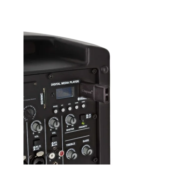 RushOne Definitive audio - Enceinte Autonome Portable 50W RMS avec 1 Micro UHF