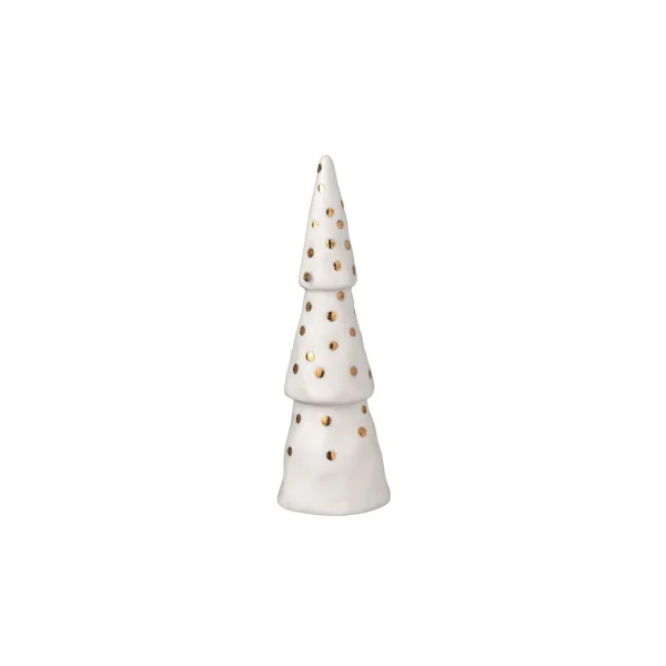 RÄDER Set de 4 sapins Foret Hiver Or