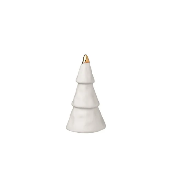 RÄDER Set de 4 sapins Foret Hiver Or