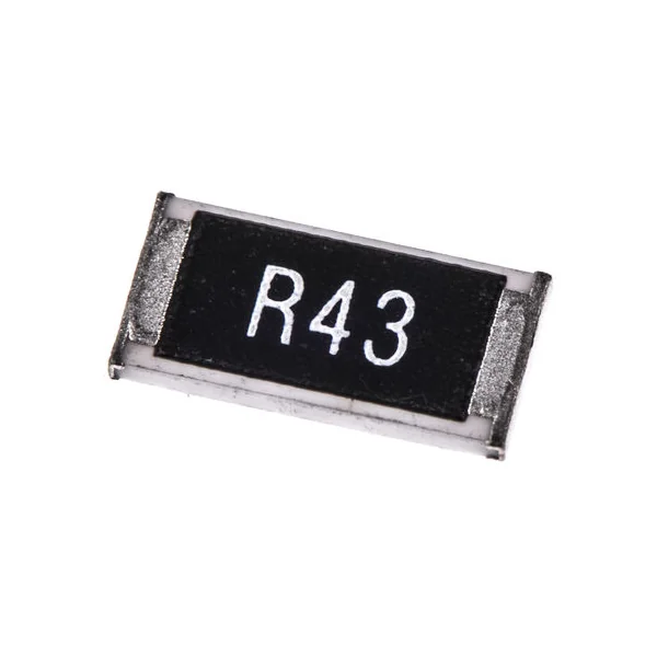 Résistance CMS, boîtier 2512, 430m OHMS, ±1%, 1W, ±200ppm/°C