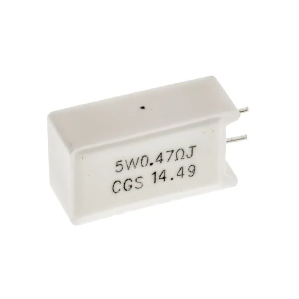 Résistance cémentée 0.47 ohms 5W