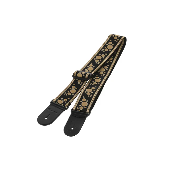 SANGLE GUITARE SIGNATURE NYLON RETRO GOLD