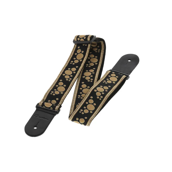 SANGLE GUITARE SIGNATURE NYLON RETRO GOLD