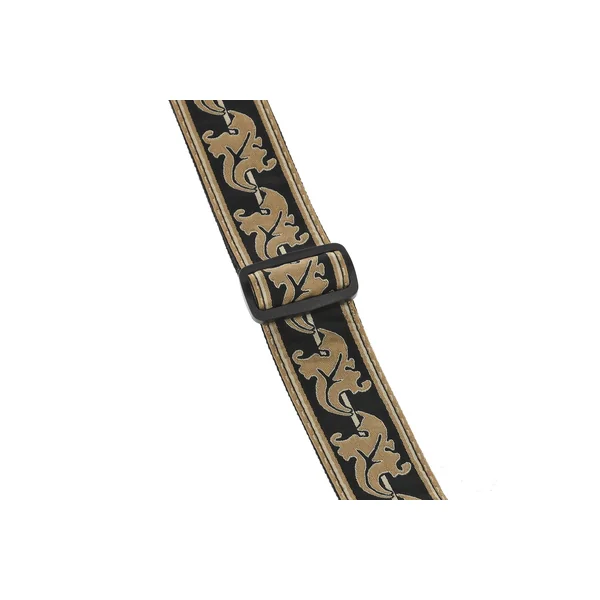 SANGLE GUITARE SIGNATURE NYLON RETRO GOLD