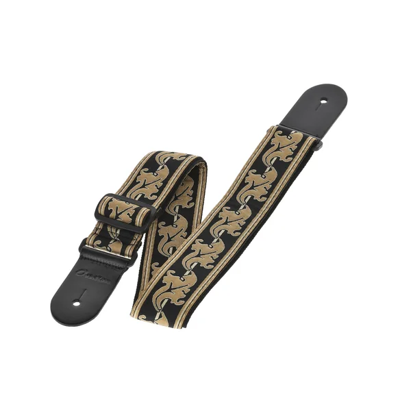 SANGLE GUITARE SIGNATURE NYLON RETRO GOLD