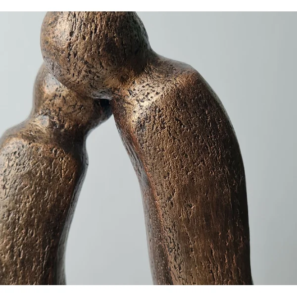 Sculpture contemporaine couple Breathe