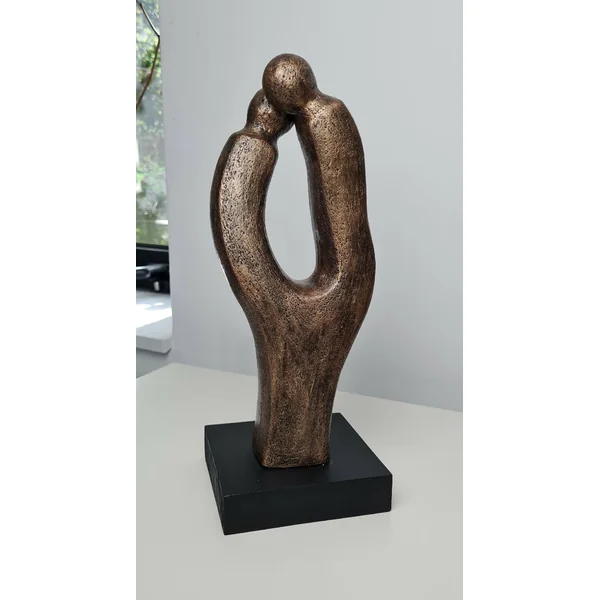 Sculpture contemporaine couple Breathe