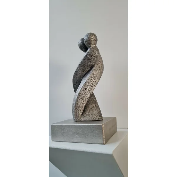 Sculpture contemporaine couple Tell me