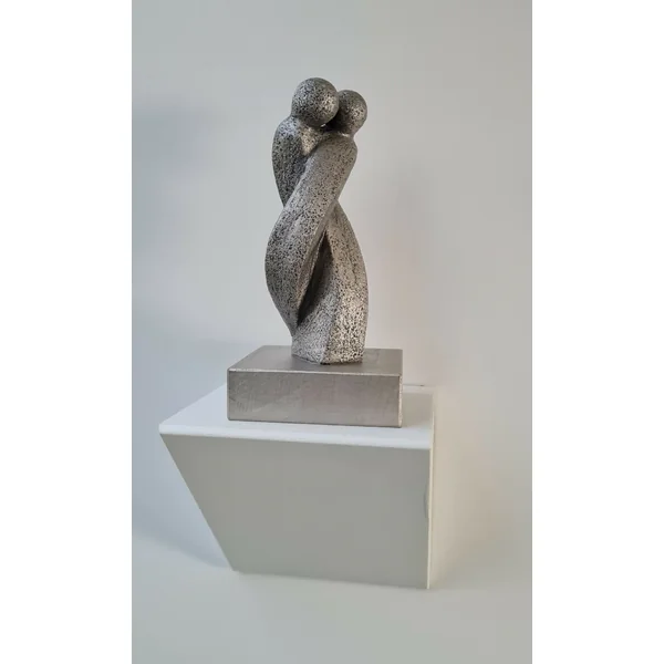 Sculpture contemporaine couple Tell me