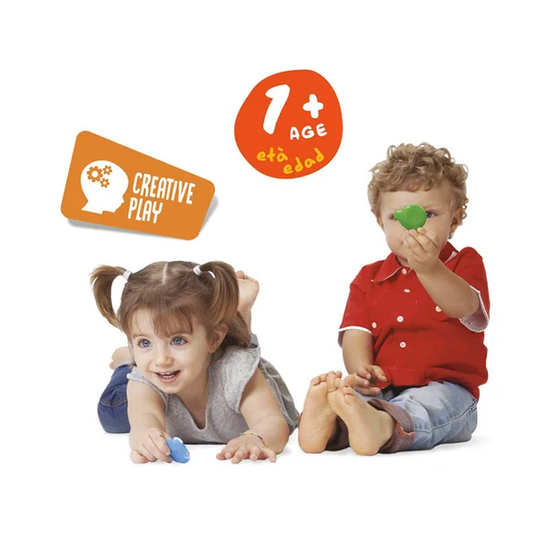 Set de 12 feutres marqueurs 1+ - Carioca Baby Teddy