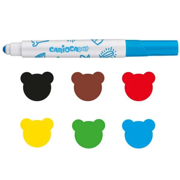 Set de 6 feutres 2+ - Carioca Baby
