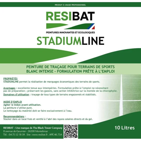 Stadium LINE - peinture de traçage terrain foot / rugby