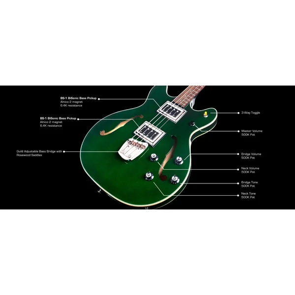 Starfire II Bass Newark St. Collection - emerald green