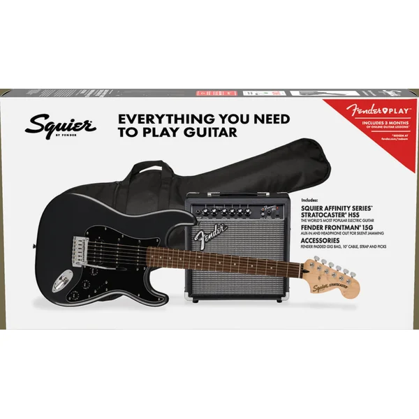 Strat Affinity HSS Pack - charcoal frost metallic