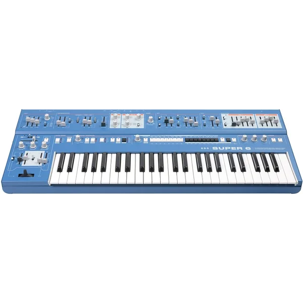 Super 6 Keyboard blue