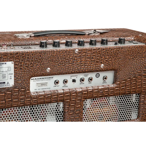 Super Fifty-Nine M-80 2x12 Combo - Croc Ostridge Brown