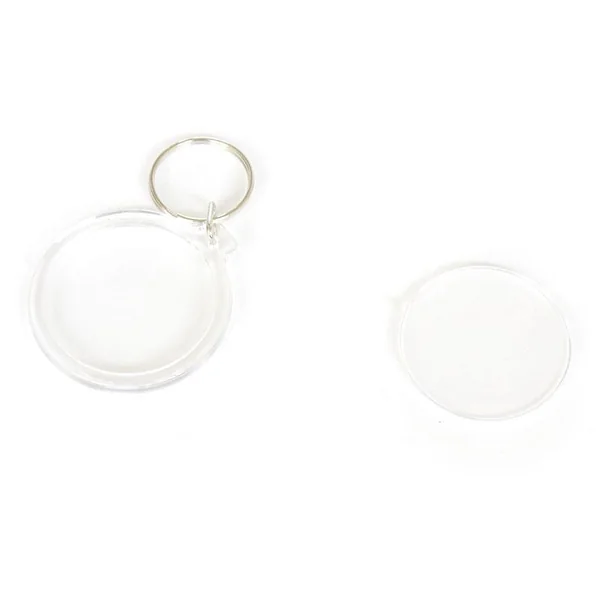 Support porte clés transparent - rond