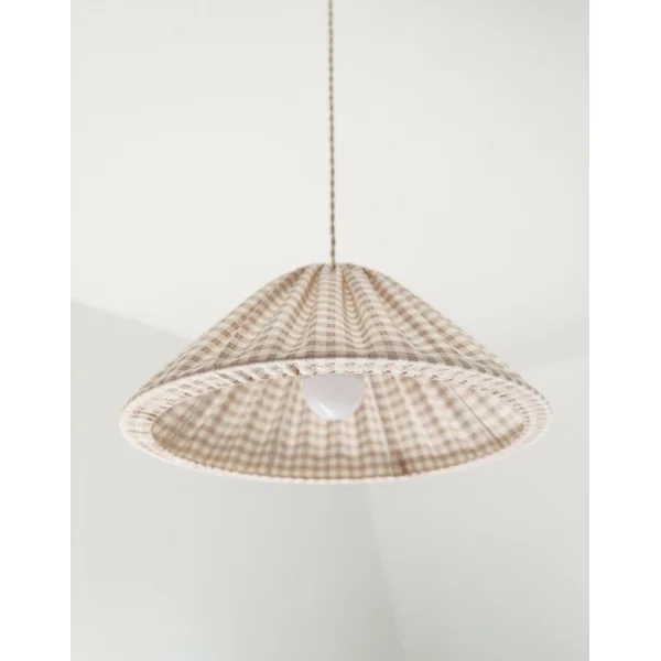 Suspension conique vichy Malala "petits carreaux"