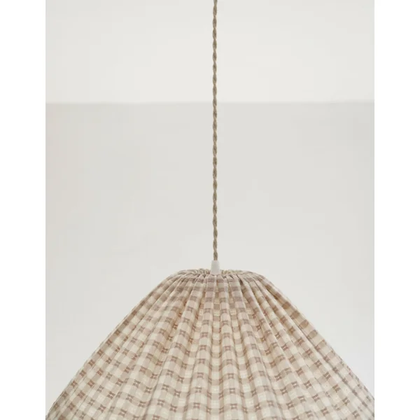 Suspension conique vichy Malala "petits carreaux"